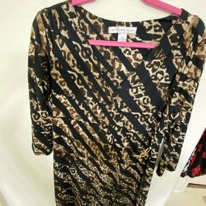 Animal print dress